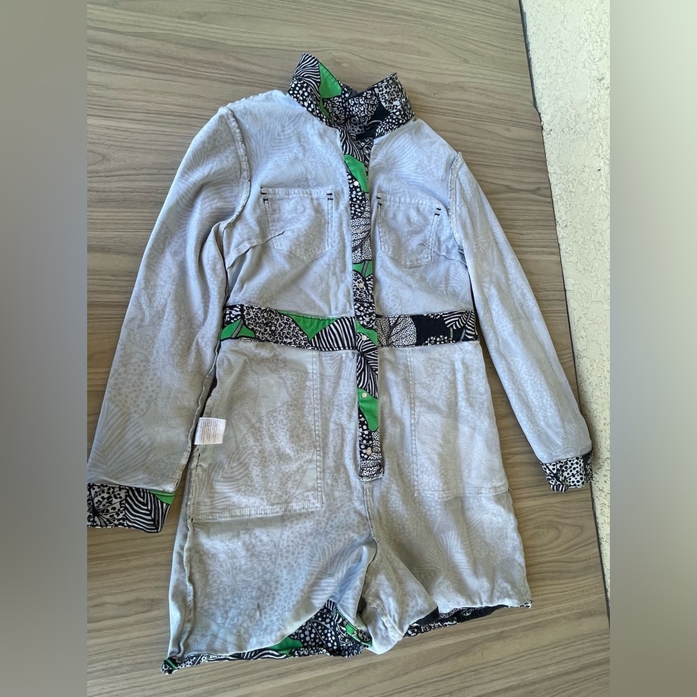 FARM Rio Black and Green Patterned Jumpsuit - Picture 11 of 16